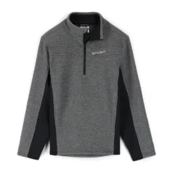 Spyder Mens Encore Half Zip - Ebony Black