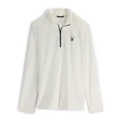 Spyder Mens Prospect Half Zip - White