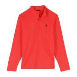 Spyder Mens Prospect Half Zip - Volcano