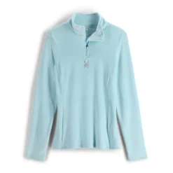Spyder Womens Shimmer Bug Half Zip - Frost