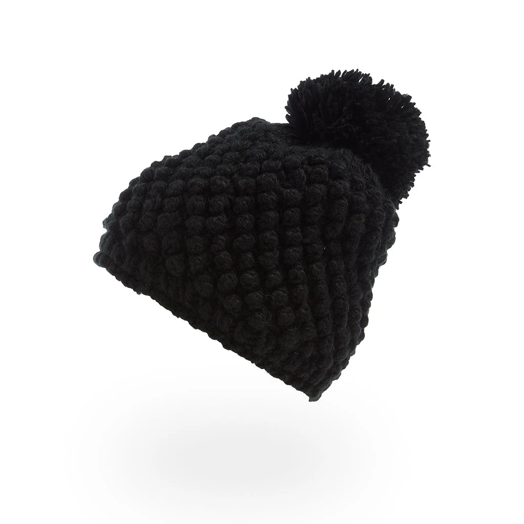 Spyder Big Girls Brrr Berry Pom - Black - Image 3
