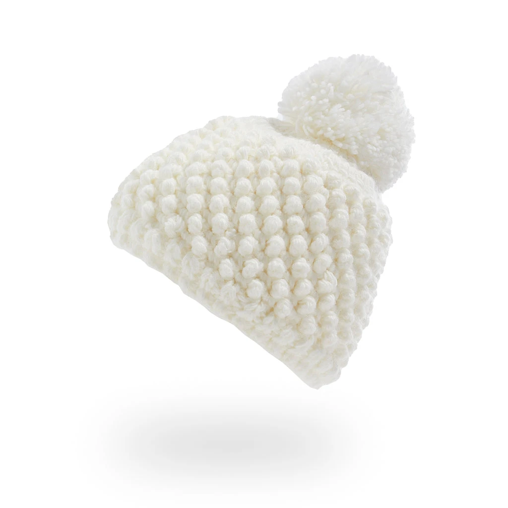 Spyder Big Girls Brrr Berry Pom - White - Image 2