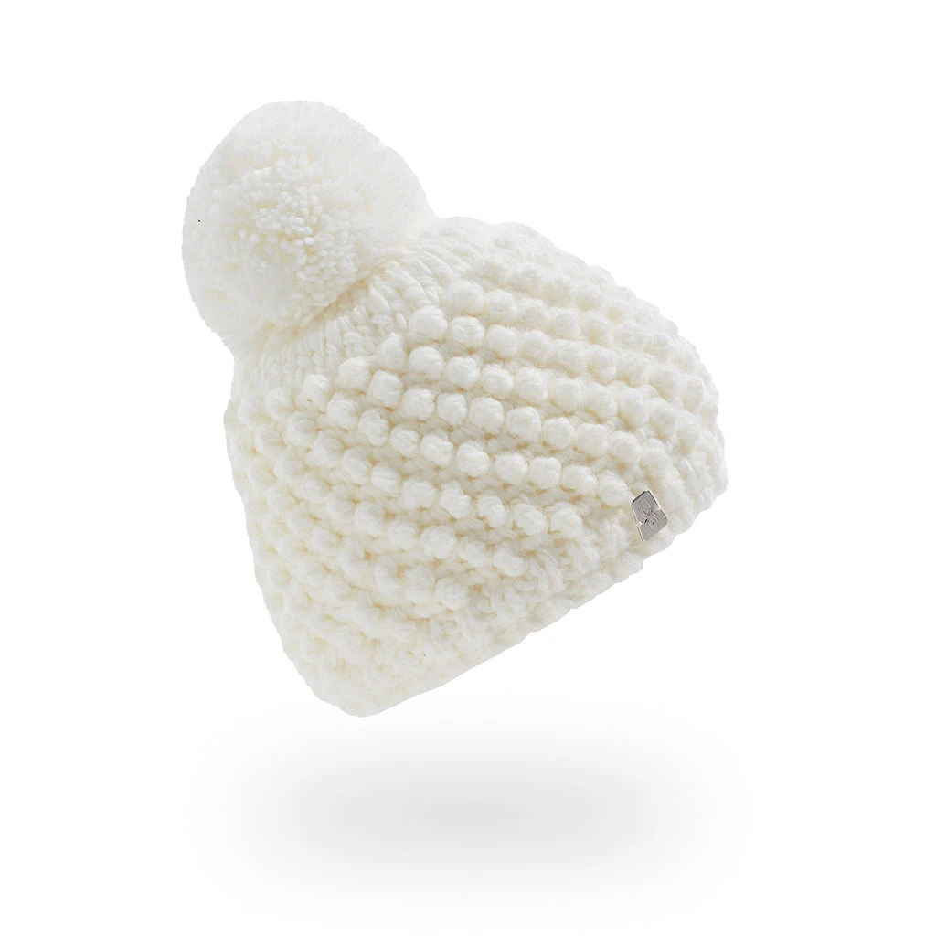 Spyder Big Girls Brrr Berry Pom - White