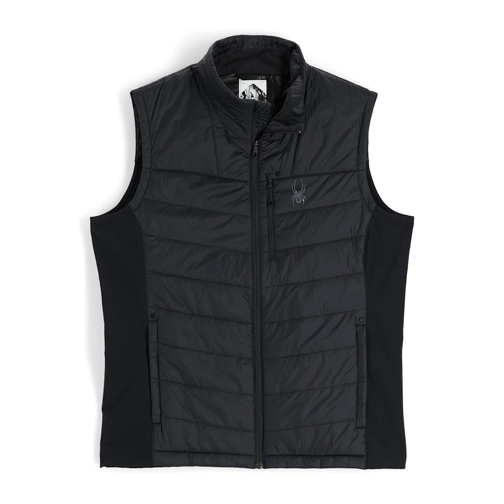 Spyder Mens Glissade Vest - Black Black