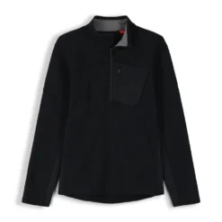 Spyder Mens Bandit Half Zip - Black