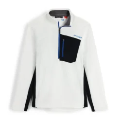 Spyder Mens Bandit Half Zip - White