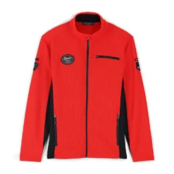 Spyder Mens Bandit Wengen Full Zip - Volcano