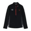 Spyder Mens Bandit Wengen Half Zip - Black