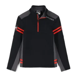 Spyder Mens Wengen Half Zip - Black
