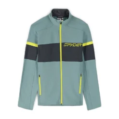 Spyder Mens Speed Full Zip - Tundra Citron