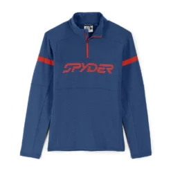Spyder Mens Speed Half Zip - Abyss Volcano