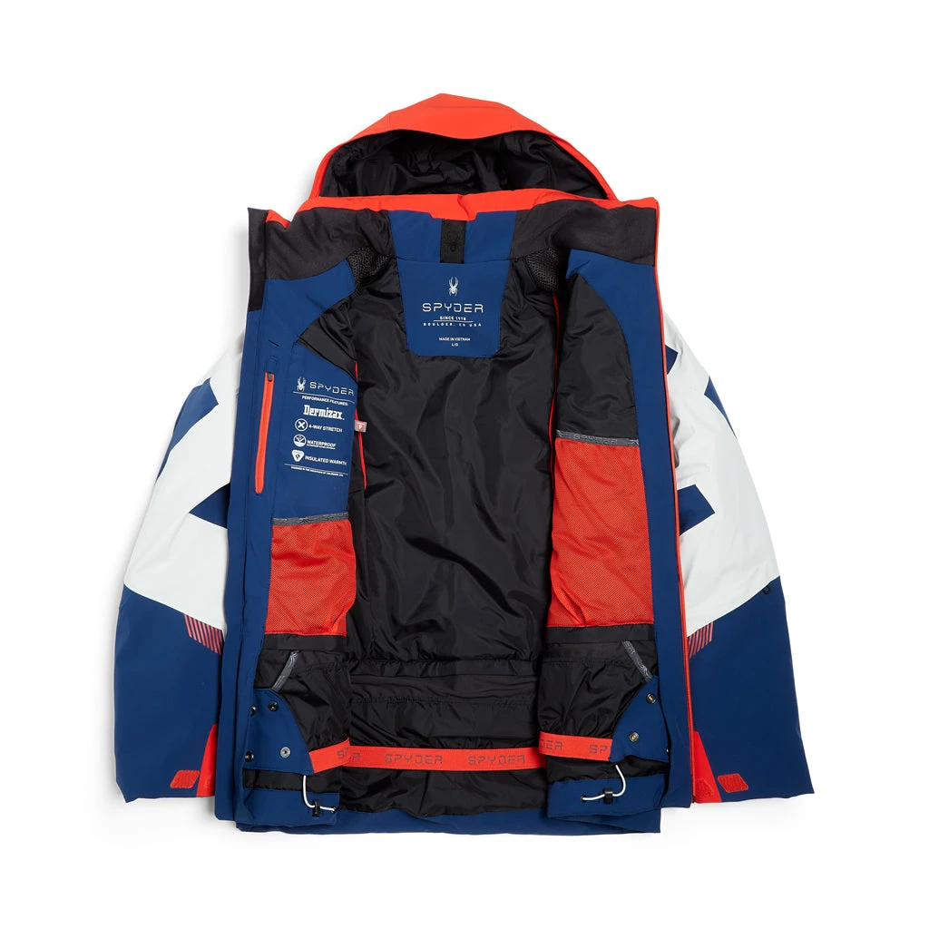 Spyder Mens Leader - Abyss Volcano - Image 5