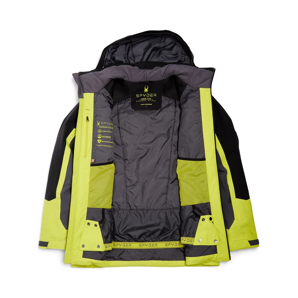 Spyder Mens Seventy Eight - Black Citron - Image 5