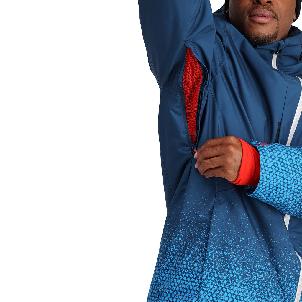 Spyder Mens Primer - Faded Geo Collegiate - Image 6