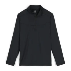 Spyder Mens Leader Graphene Half Zip - Black