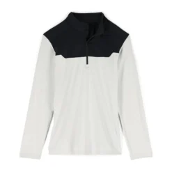 Spyder Mens Leader Graphene Half Zip - Glacier