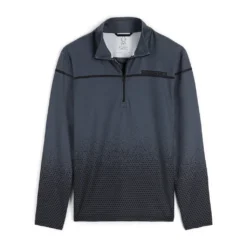 Spyder Mens Spirit Of '78 Half Zip - Faded Geo Ebony