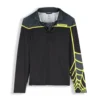 Spyder Mens Spirit Of '78 Half Zip - Ebony Citron