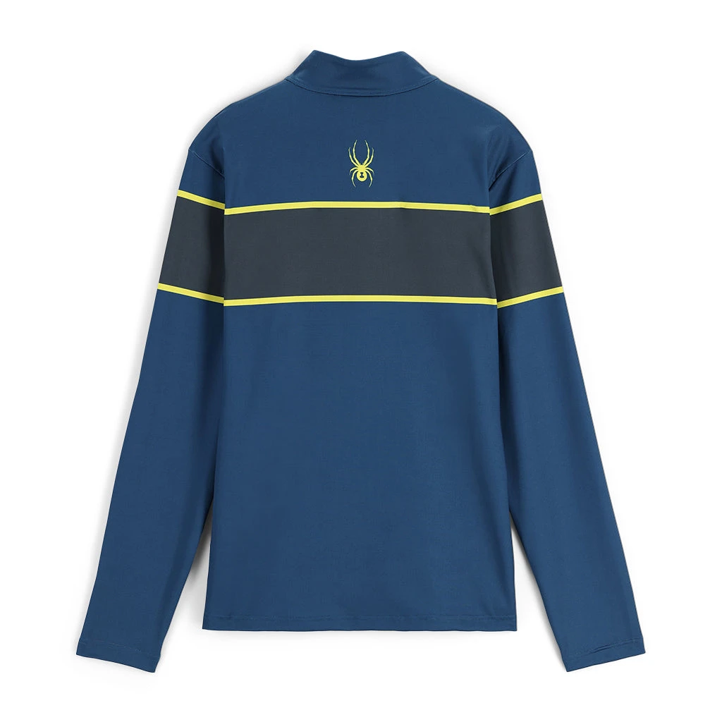 Spyder Mens Spirit Of '78 Half Zip - Abyss Citron - Image 2