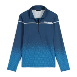 Spyder Mens Spirit Of '78 Half Zip - Faded Geo Collegiate