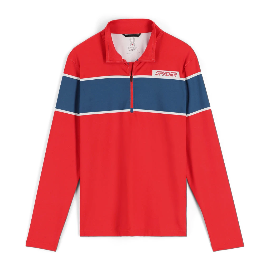 Spyder Mens Spirit Of '78 Half Zip - Volcano