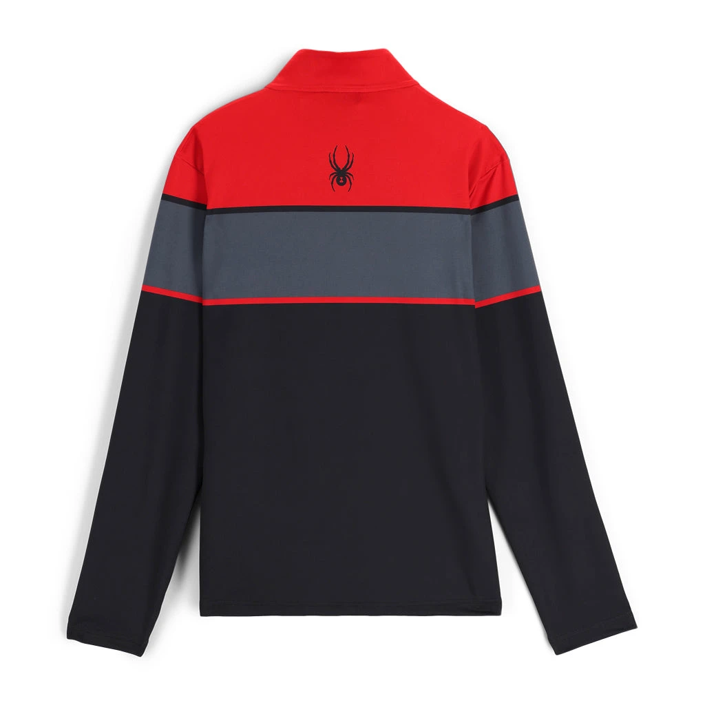 Spyder Mens Spirit Of '78 Half Zip - Volcano Black - Image 2