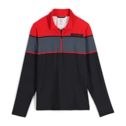 Spyder Mens Spirit Of '78 Half Zip - Volcano Black