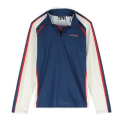 Spyder Mens Throwback Half Zip - Abyss