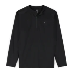 Spyder Mens Tuner Half Zip - Black