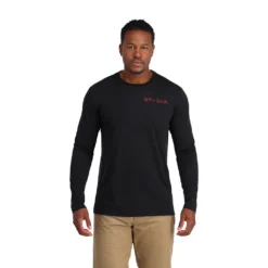 Mens Spyder Logo Tech Shirt - Black