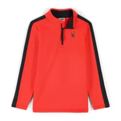 Spyder Big Boys Base Half Zip - Volcano