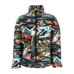 Spyder Mens Windom Jacket - Black Paint By Number