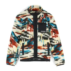 Spyder Mens Sherman Sherpa - Vanilla Paint By Numbers