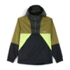 Spyder Mens Belford Windbreaker - Dark Olive Green Black