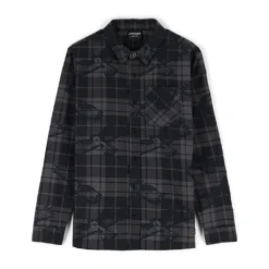 Spyder Mens Creston Flannel - Black