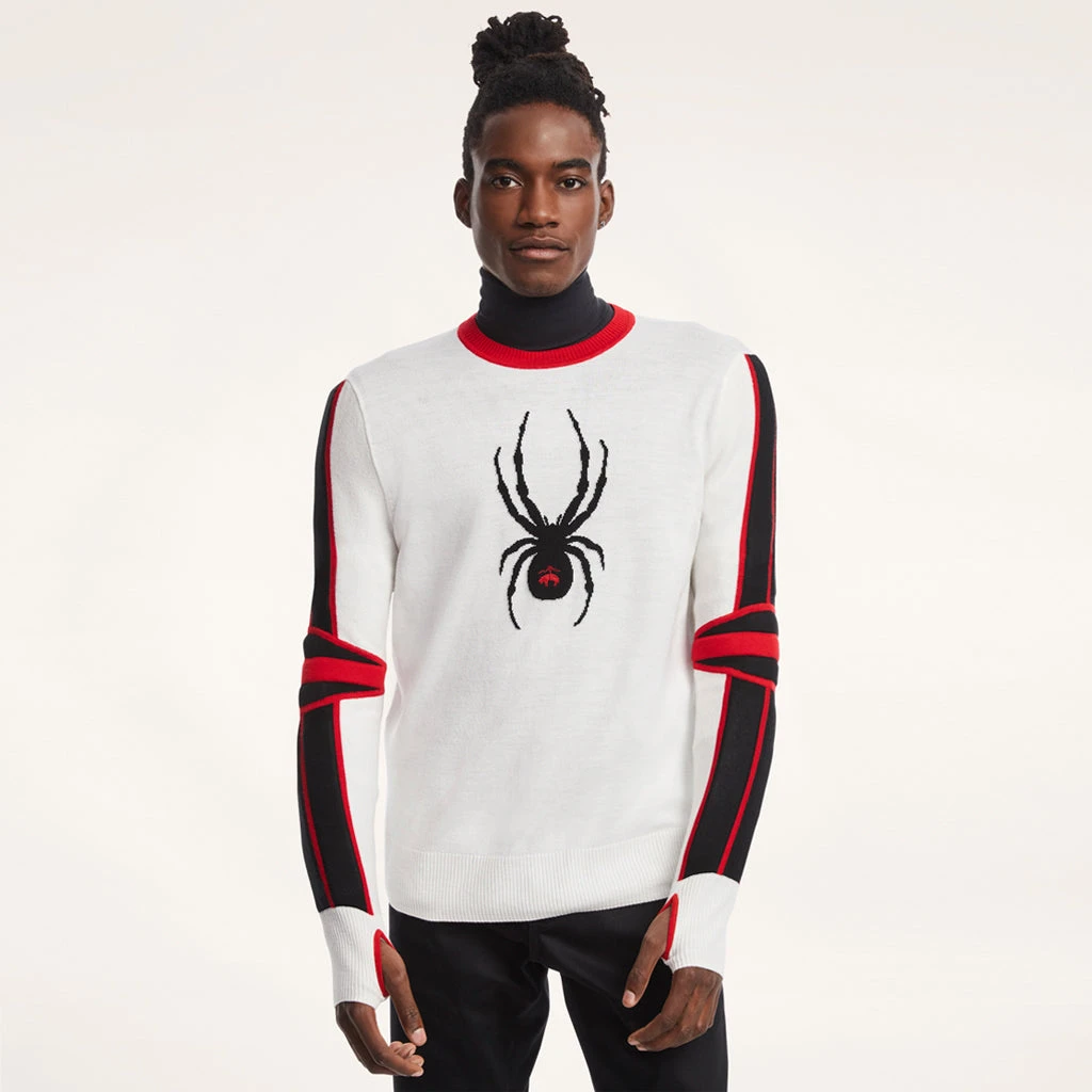 Mens Spyder X Brooks Brothers Crewneck - White - Image 2